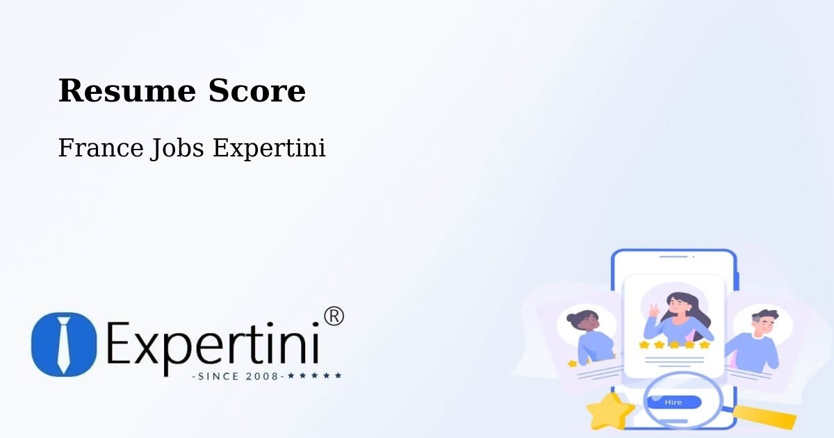 Resume Score & Job Description Match Tool – Chéroy - France Jobs Expertini